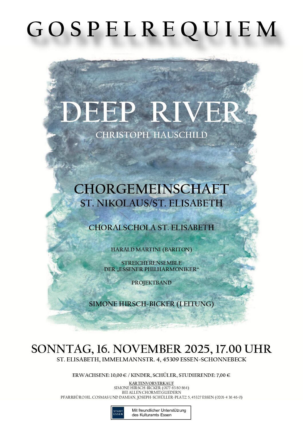 Letztes Konzert in der Kirche St. Elisabeth in Essen-Schonnebeck